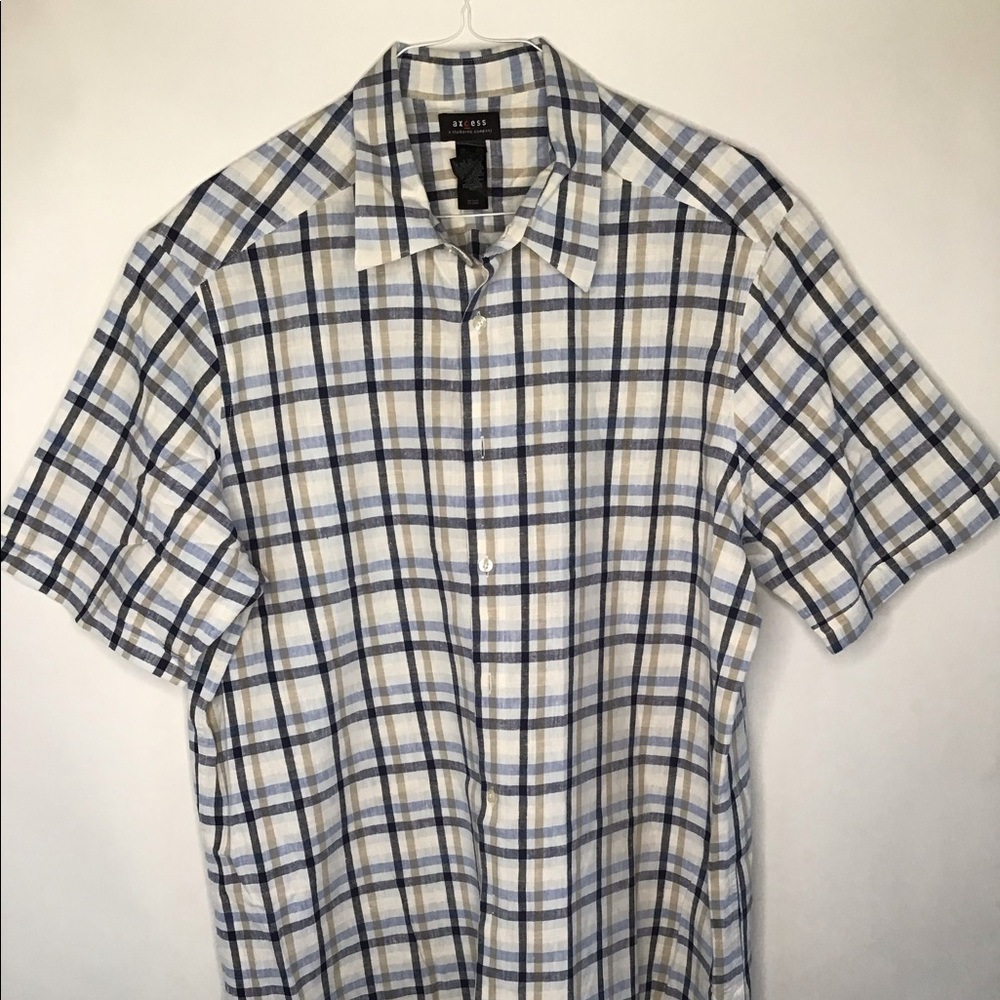 Axcess Men’s Button Down Casual Shirt SZ XXL